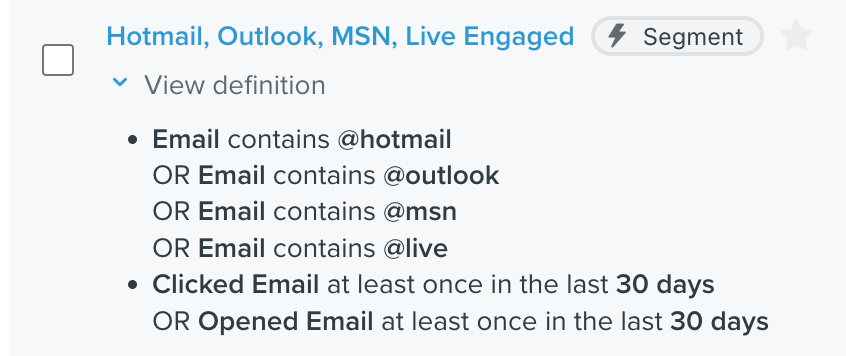 Applying Klaviyo Audience Segmentation for Hotmail Deliverability Purposes